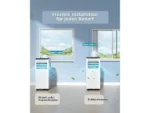 JUNG LIFE AIR 9000BTU mobiles Klimagerät Weiß (Max. Raumgröße: 75 m², EEK: A) – Bild 5