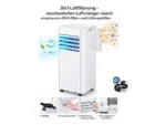JUNG LIFE AIR 9000BTU mobiles Klimagerät Weiß (Max. Raumgröße: 75 m², EEK: A) – Bild 3