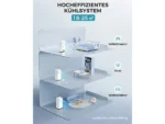 JUNG LIFE AIR 9000BTU mobiles Klimagerät Weiß (Max. Raumgröße: 75 m², EEK: A) – Bild 2