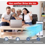 JUNG LIFEAIR ohne Abluftschlauch Klimagerät Mobil Weiß (Max. Raumgröße: 20 m², EEK: A) – Bild 2