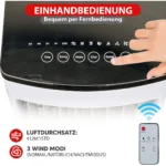 JUNG LIFETIME mobile Klimaanlage Weiß (Max. Raumgröße: 20 m², EEK: A) – Bild 5