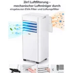 JUNG RAKS PRO AIR 7 7000BTU mobiles Klimagerät Weiß (Max. Raumgröße: 14 m², EEK: A) – Bild 3